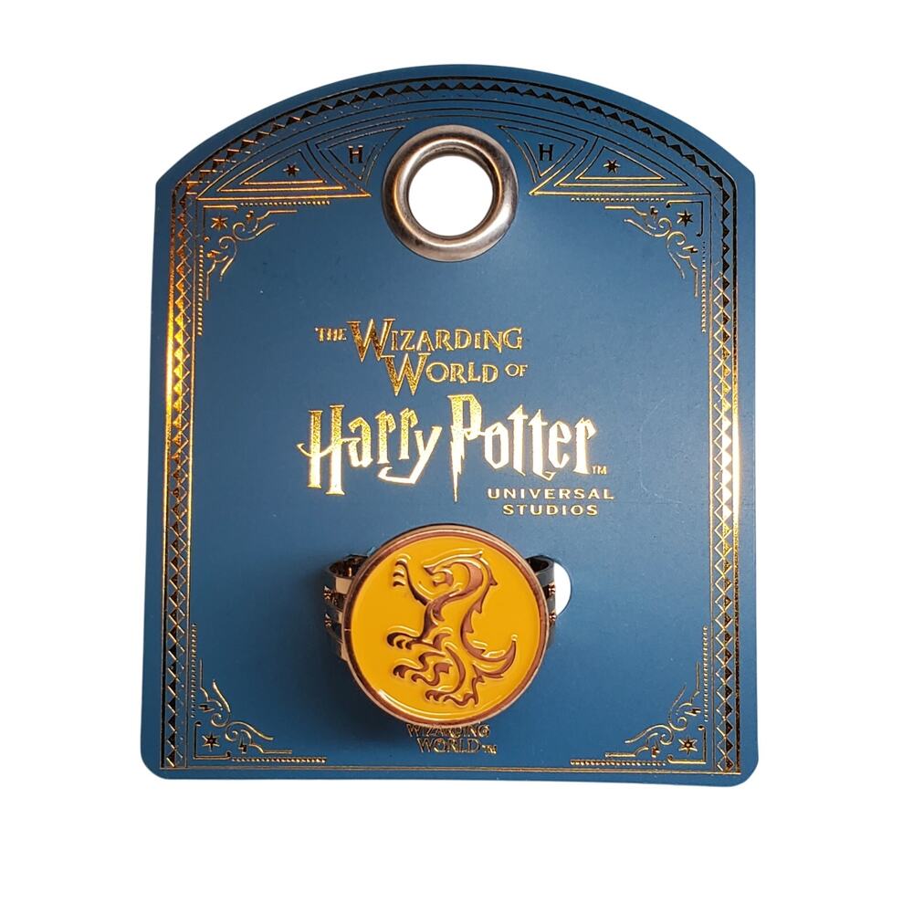 Universal Studios Harry Potter Hufflepuff Sigil Ring